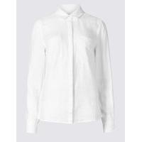 M&S Collection Pure Linen Long Sleeve Shirt
