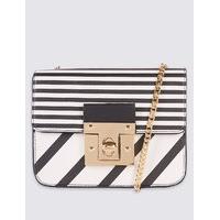 ms collection faux leather twist lock bag