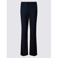 ms collection slim boot cut trousers