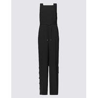 M&S Collection Side Button Hem Jumpsuit with Belt