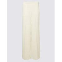 M&S Collection Patch Pocket Wide Leg Trousers