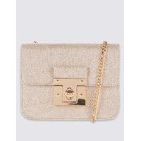 ms collection faux leather twist lock bag