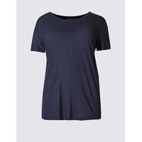 ms collection round neck short sleeve t shirt