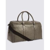 M&S Collection Pebble Grain Leather Holdall