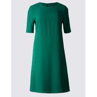 ms collection woven half sleeve swing dress