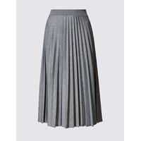 M&S Collection Pleated A-Line Midi Skirt