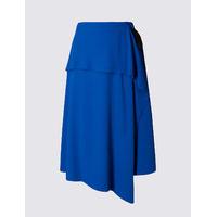 ms collection asymmetric a line midi skirt