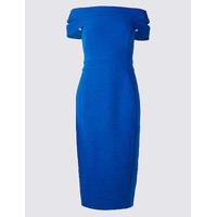 M&S Collection Bardot Split Back Bodycon Dress