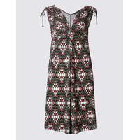 M&S Collection Printed Sleeveless Beach Dress