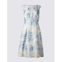 M&S Collection Floral Print Skater Dress