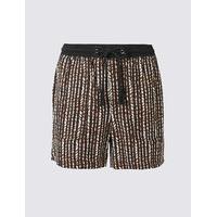 M&S Collection Linen Rich Printed Shorts