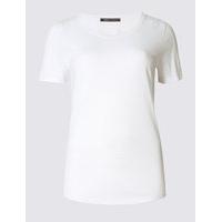 ms collection round neck short sleeve t shirt