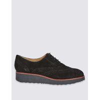 M&S Collection Leather Brogue Shoes with Insolia Flex