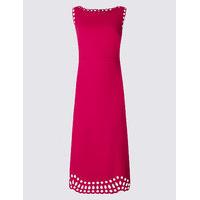 M&S Collection Cutwork Skater Midi Dress