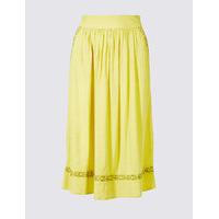 M&S Collection Pleated A-Line Midi Skirt