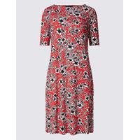 M&S Collection Floral Print Skater Dress