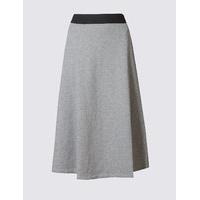 M&S Collection Pure Cotton A-Line Midi Skirt