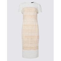 M&S Collection Lace Double Layered Shift Dress