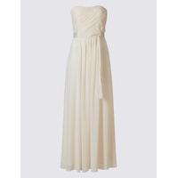 M&S Collection Pleated Maxi Dress with Belt