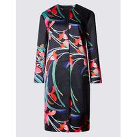 M&S Collection Abstract Floral Print Coat