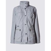 ms collection jacquard anorak jacket with stormwear