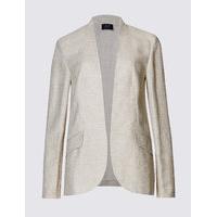 M&S Collection Linen Rich Jacket