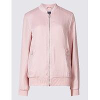 M&S Collection Slinky Twin Pocket Bomber Jacket