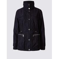 M&S Collection Jacquard Anorak Jacket with Stormwear