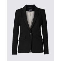 M&S Collection 1 Button Longline Jacket