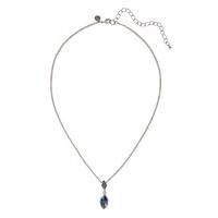ms collection pav navette drop necklace made with swarovski elements