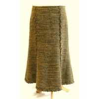 ms per una 12r mixed sagebrown skirt