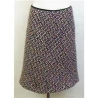 M&S multicoloured A-line skirt Size 10