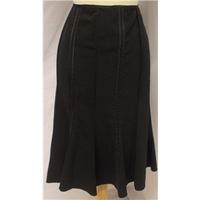 M&S size 20 black knee length skirt