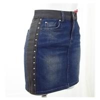 M&S Limited Collection denim mini skirt size 6 M&S Marks & Spencer - Size: 6 - Blue - Mini skirt