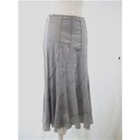 M&S Marks & Spencer - Size: 12 - Grey - Calf length skirt