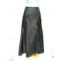 M+S Per Una Long Brown Skirt - Size: 12