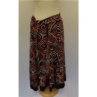 M&S Marks & Spencer - Size: 14 - Multi-coloured - Calf length skirt