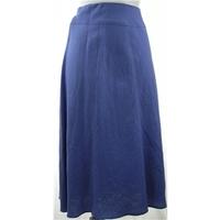 M&S Marks & Spencer - Size: 12 - Blue - A-line skirt