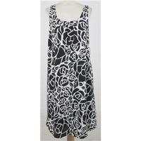 M&S, Size 12 black and white maternity dress