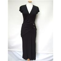 M&S Limited Collection Size: 10 Black Wrap Dress