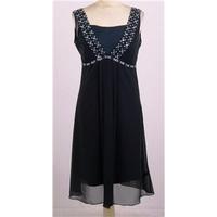 M&S: Size 10 Black sleeveless dress