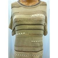 M&S Medium Beige Knitted Top