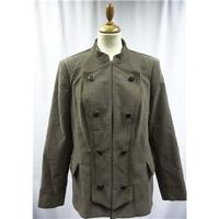 ms per una size 14 light brown jacket