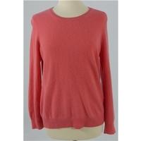 ms collection size 14 pink cashmere jumper