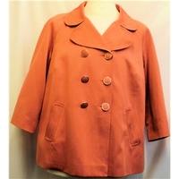 M&S Per Una - Size: 12 - Orange - Casual jacket / coat