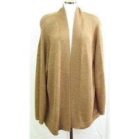 M&S brown loose knit cardigan Size 22