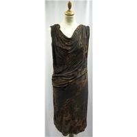 M&S Autograph - Size: 14 - Brown mix - Dress