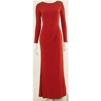 M&S Size 8 Beautiful Scarlet Red Evening Dress