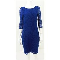 M&S Size 6 Royal Blue Lace Dress