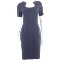 ms size 8 navy blue day dress